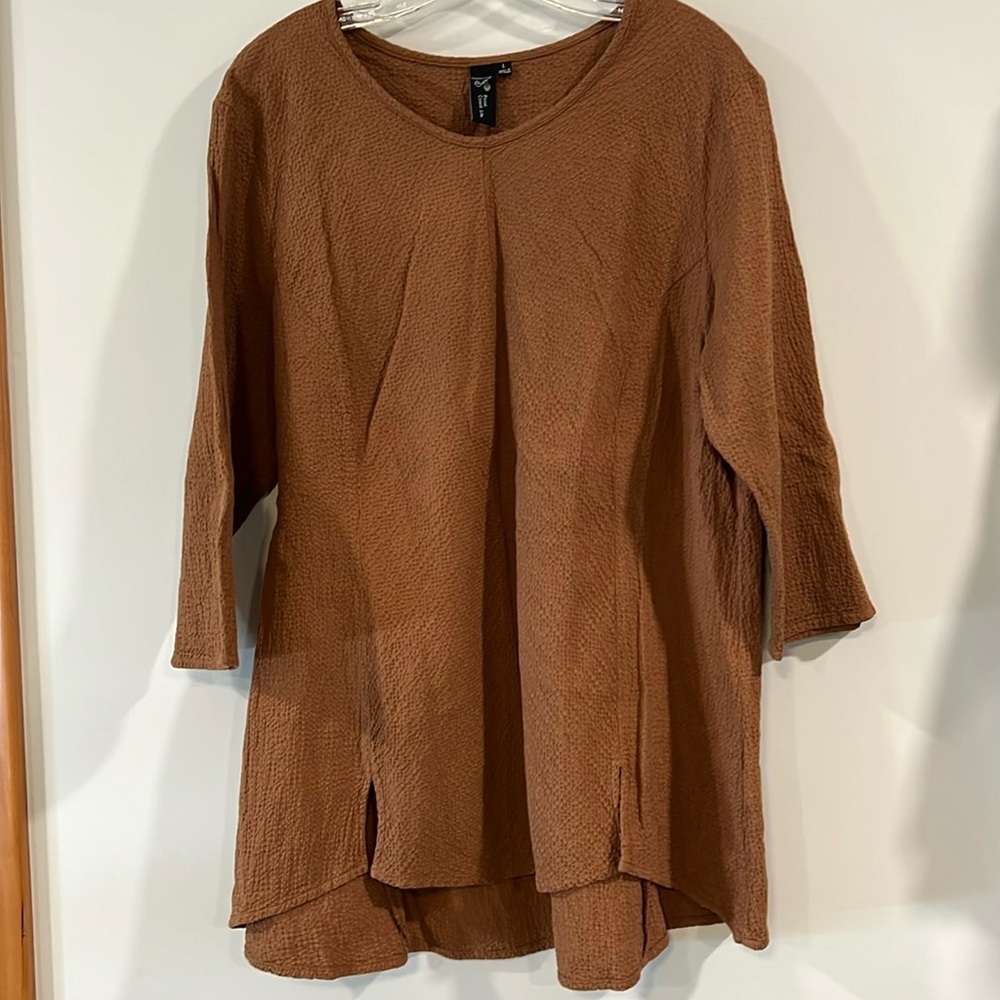 Focus Casual Life - large, brown/tan laugen look tunic‎